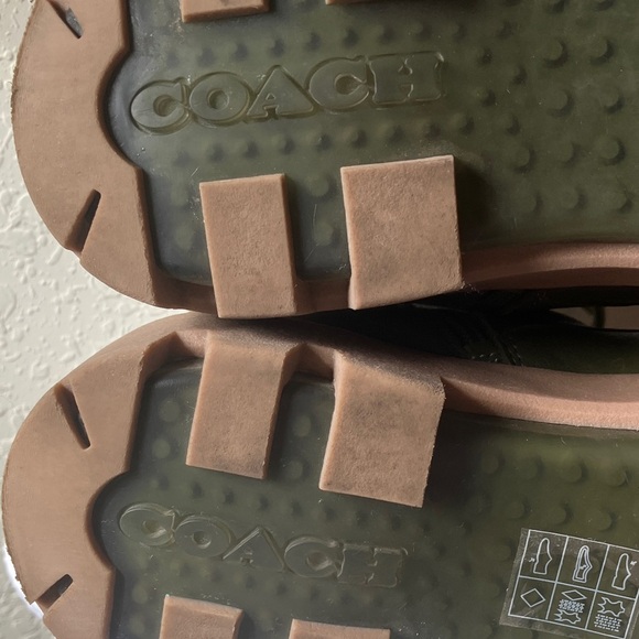 Coach: Olive Green (CF141) Citysole Quilted Leather Lace-up Boot- 10 main image 10